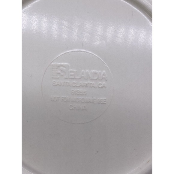 Vintage 1976 Fraser Nursery Rhyme & Eden Peter Rabbit Melamine Bowls Set Of 2 - Picture 9 of 10